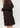 SALANIDA Merino Wool Sweater and Skirt Set in Chocolate Brown | ROTONDO&PICCOLO