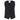 SALANIDA Merino Wool Knitted Waistcoat in Black | GALANTE